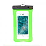 WWaterproof bag jaoks mobile phone with plastic closing AIRBAG roheline