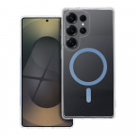 Drop Glue spalvingas magnetinis dėklas telefonui, suderinamas su MagSafe, skirtas SAMSUNG S25 ULTRA, &scaron;viesiai mėlynas