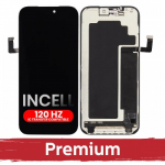 Ekranas skirtas iPhone 17 Pro Max juodas (120Hz / INCELL / Premium) /*Removable IC*/