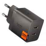 Spigen Essential EE472EU-GAN 2 pordiga 47 W seinalaadija &ndash; tumehall