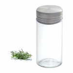K&uuml;chenprofi - Glass and Stainless Steel Spice Jar 9.3x4 cm