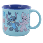 Disney Stitch & Angel keraamiline kruus kinkekarbis, 355 ml