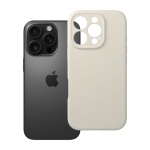 Case for iPhone 16 PRO Forcell F-Protect Rubber Premium compatible with MagSafe antique white
