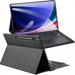 DUX DUCIS case DK foldable with Wireless Keyboard with backlight jaoks SAMSUNG Tab S10 Ultra/S9 Ultra/S8 Ultra must