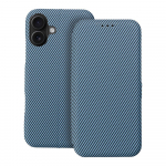 FOLIO &Scaron;oninis magnetinis knygos dėklas IPHONE 16 PLUS mėlynas