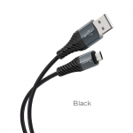 Kaabel USB A to Micro USB Hoco 2,4A 1 m X38 must