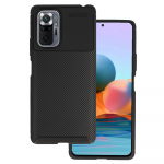 Tel Protect Carbon Elite dėklas telefonui Xiaomi Redmi Note 10 Pro/Note 10 Pro Max juodas