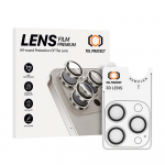 Apsauginis stiklas Tel Protect 3D Lens ant kameros Iphone 13 Pro/13 Pro Max skaidrus (3 lę&scaron;iai)