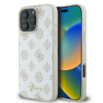 Guess Peony Script Logo MagSafe iPhone 16 Pro &Uuml;mbris - valge