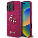 Guess Glitter Script Big 4G iPhone 16 Pro &Uuml;mbris - lilla