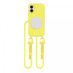 Tech-Protect MagNecklace MagSafe Case with Lanyard for iPhone 16 - Yellow