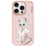 Nimmy Magnetic fashion cute pet MagSafe &uuml;mbris jaoks iPhone 16 Pro - roosa