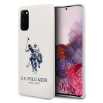 US Polo USHCS62SLHRWH S20 G980 valge Silicone Collection