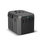 SBS Universal GaN Travel Adapter 70W 3xUSB-C 2xUSB-A with &Uuml;mbris - Must