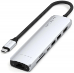 Adapter HUB 7in1 USB C Satechi Slim ST-P7SS h&otilde;bedane