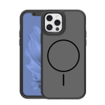 Frame Thin Mag dėklas for iPhone 12 / 12 Pro 6,1" juodas