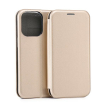 Beline Dėklas Book Magnetic iPhone 16 Pro 6.3" auksinis