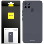 Spacecase silikoninis dėklas Realme C21Y/C25Y juodas