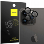 Spacecase Kameros apsauginis žiedas iPhone 15 Pro / Pro Max juodas