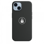 Dėklas "Silicone Case v2" skirtas iPhone 14 Plus / Midnight / su įpakavimu