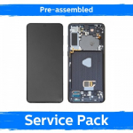 LCD ekranas suderinamas su Samsung G996 S21 Plus su rėmeliu / Phantom Violet / (I&scaron; anksto surinktas Service Pack)