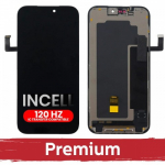 Ekranas skirtas iPhone 17 Pro juodas (120Hz / INCELL / Premium) /*Removable IC*/