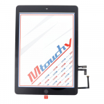 MUSTTBY puuteekraan + tagakleebis + Home iPAD Air1 jaoks (must)