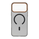 Case for iPhone 18 Pro Max / 17 Pro Max Go Orange compatible with MagSafe black