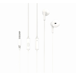 XO juhtmega k&otilde;rvaklapid EP39 jack 3,5mm, valged