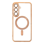 Case for Samsung S26 FE Electro Mag Cover compatible with MagSafe gold