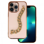 Dėklas telefonui iPhone 13 Pro (dizainas 4) (m) - &scaron;viesiai rožinis