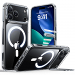 ESR Classic Hybrid Kickstand MagSafe &Uuml;mbris jaoks iPhone 17 Pro Max - Clear