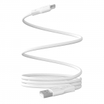 Puro Magnetic 10W Magnetic Kaabel USB-A - USB-C 1m - valge