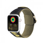 Dux Ducis rihm (Outdoor versioon) Apple Watch Ultra rihm, SE, 9, 8, 7, 6, 5, 4, 3, 2, 1 (49, 45, 44, 42 mm) nailon rihm kollane k&auml;ev&otilde;ru.