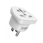 SBS US Travel Adapter - Universal - White