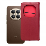SMART PRO Kaaned leather &uuml;mbris for XIAOMI Redmi Note 15 PRO PLUS 5G claret
