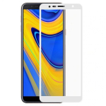 Grūdintas stiklas 5D HUAWEI MATE 20 LITE baltas
