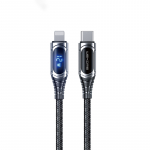 WEKOME WDC-167 Sakin Series USB-C&ndash;Lightning laadimis- ja andmekaabel, 1 m, PD 20 W, Tarnish v&auml;rvitoonis