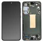 Ekranas Samsung S916 S23+ 5G su lietimui jautriu stikliuku ir rėmeliu Green originalus (service pack)