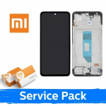 LCD ekraan &uuml;hilduv Xiaomi Redmi Note 14 4G (EU version) must raamiga (Service Pack)