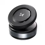 Wozinsky WUSQ-01 autohoidik Qi laadijaga, &uuml;hildub MagSafe - must
