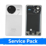 Back Cover Compatible With Xiaomi Poco F7 Pro 5G / Silver / (Service Pack)