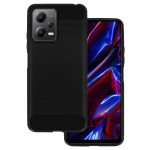 Dėklas telefonui CARBON XIAOMI REDMI NOTE 12 5G/POCO X5 juodas
