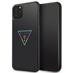 Guess Triangle Glitter iPhone 11 Pro Max Case - Black