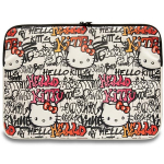 Hello Kitty PU Metal Logo &uuml;mbris jaoks a 14" laptop - beige