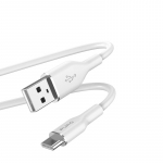 Puro Soft USB-A - USB-C Kaabel 1.5m - valge