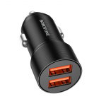 Car laadija Borofone BZ19B 2xUSB-A QC3.0 36W must