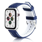 Beline Dirželis Apple Watch Solid Silicone 38/40/41mm tamsiai mėlynas/baltas