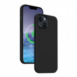 Crong Color Cover LUX Magnetic &uuml;mbris seadmele iPhone 15 Plus, MagSafe'iga &uuml;hilduv, must