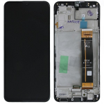 LCD screen Samsung A236 A23 5G koos touch screen ja frame Must original (service pack)